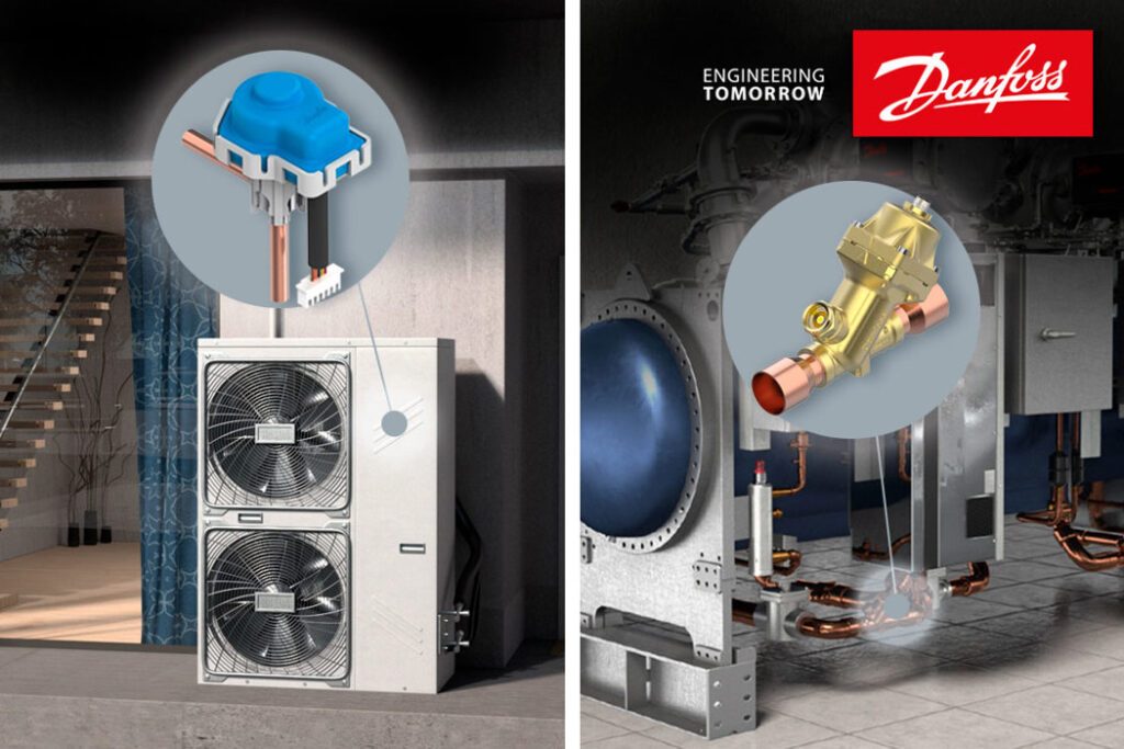 شیرهای انبساط الکترونیکی سری Ets با قابلیت اتصال به سیستم های مدیریت ساختمان از شرکت Danfoss